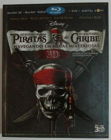 3D Piratas do Caribe 5 Discos BluRay Superset