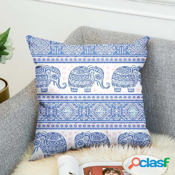 3d bohemian estilo elefante frente e verso impressão capa