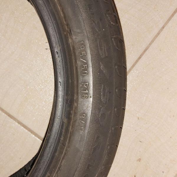 4 pneus 195/50R16 p7 usados