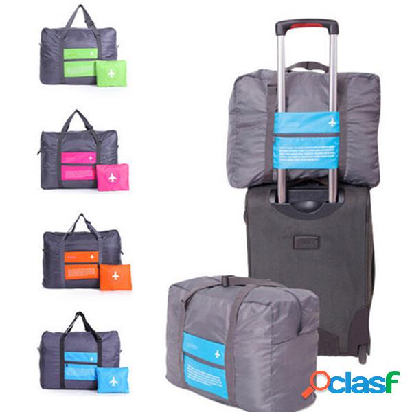 Alta Capacidade Nylon Armazenamento de Viagem Dobrável