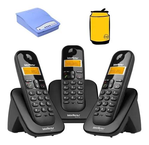 Aparelho Telefone Fixo Com 2 Ramal Ts 3113 Linha Celular