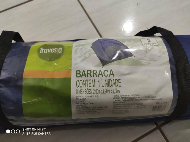 Barraca nova para casal