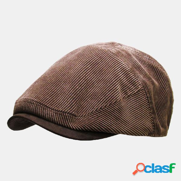 Boné de veludo de algodão para homens Boné de inverno