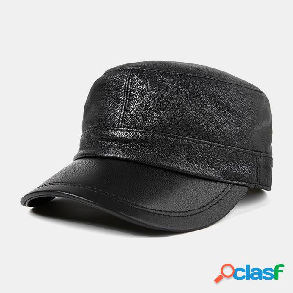 Boné plano de seção dianteira para homem Chapéu Boné