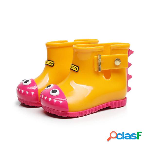 Botas de chuva impermeáveis dos desenhos animados bonitos