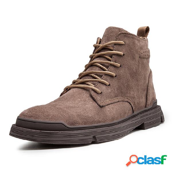 Botas de ferramentas retrô casuais para homens