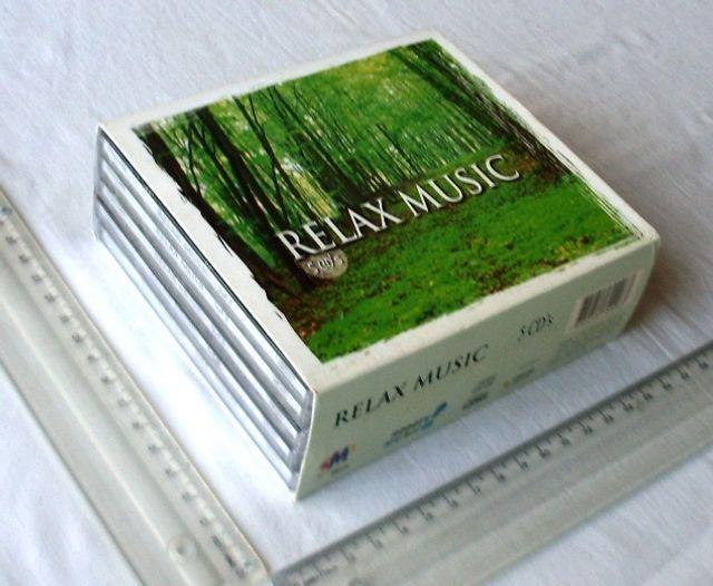 Box CDs de Músicas - Coleção Relax Music - 5 Cds -