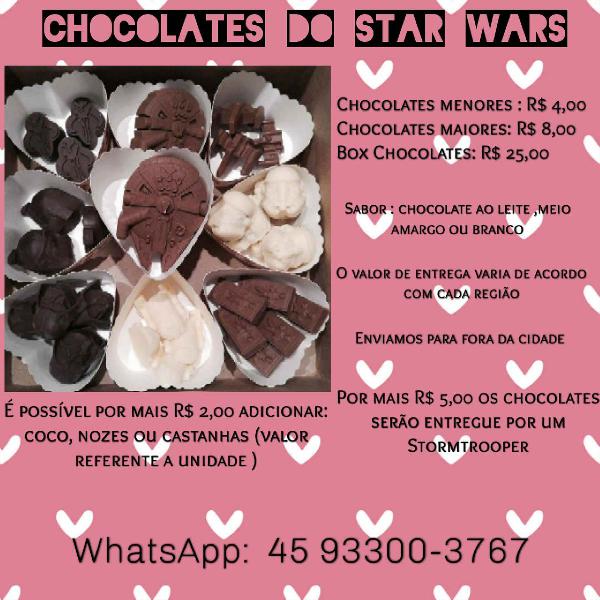 Chocolates Star Wars