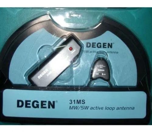 Degen De31 Ms Mw & Sw Active Loop Antena Interior Ativo Conj