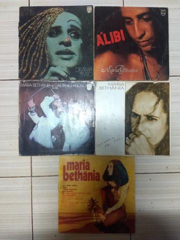 Discos de vinil Maria Betânia (Leia o anúncio)