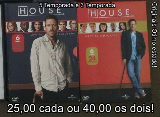 Dr. House Terceira e Quinta Temporada Originais em Ótimo