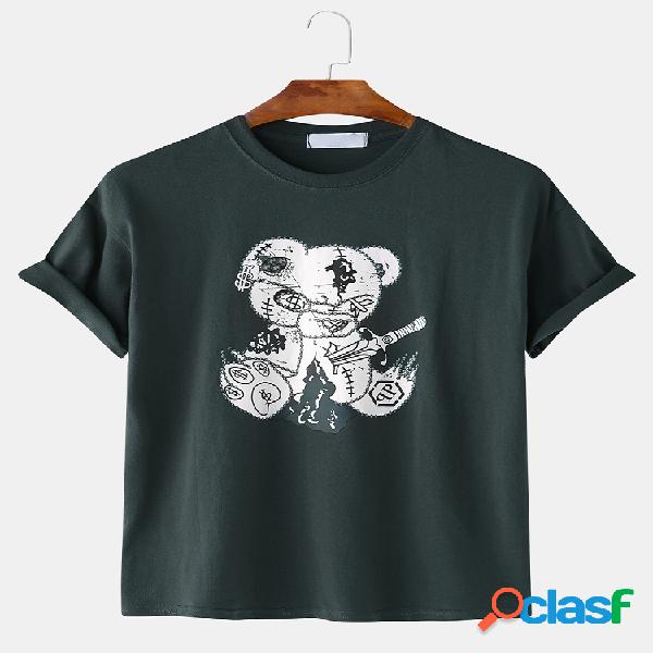 Homens algodão urso dos desenhos animados Boneca engraçado
