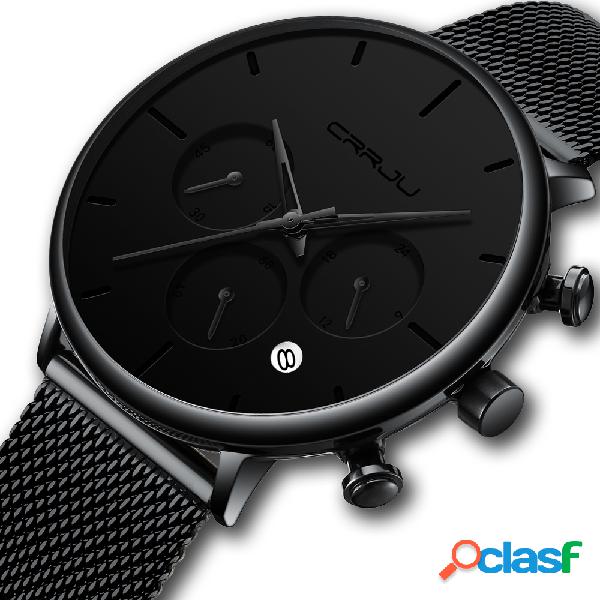 Homens simples atmosfera atmosférica Dial Design agulha de