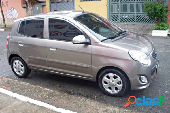 KIA PICANTO EX 1.0 AUTOMATICO CINZA 2011 1.0 GASOLINA