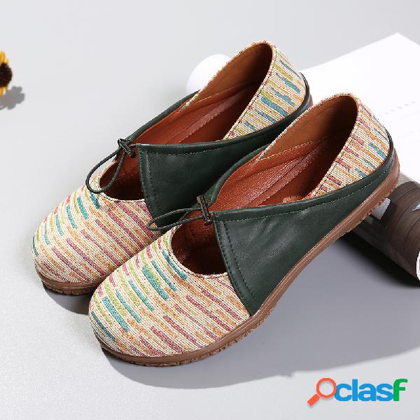 LOSTISY Elástico ajustável Banda Oco Out emenda sapatos