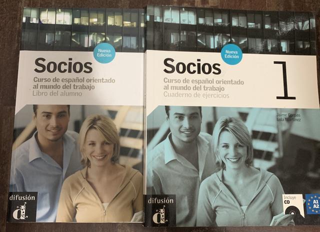 Livro Curso De Espanhol Socios (A1- A2) + Cd