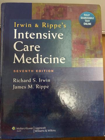 Livro Intensive Care Medicine Irwin & Rippe?s 7 edição