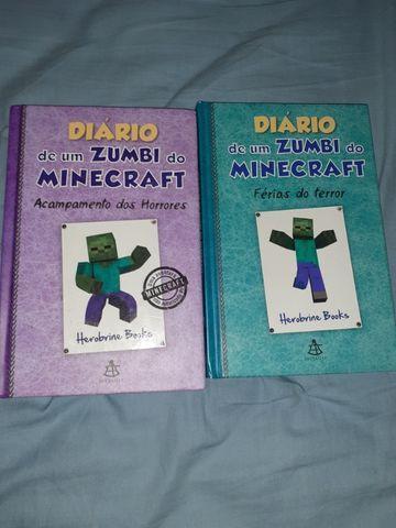 Livros Diário de um Zombie do Minecraft