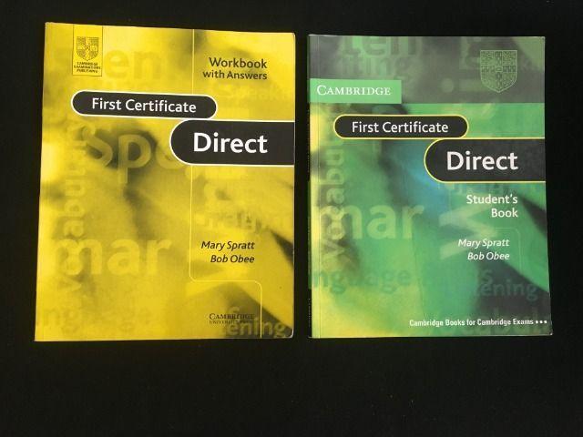Livros Inglês First Certificate Direct Student's + Workbook