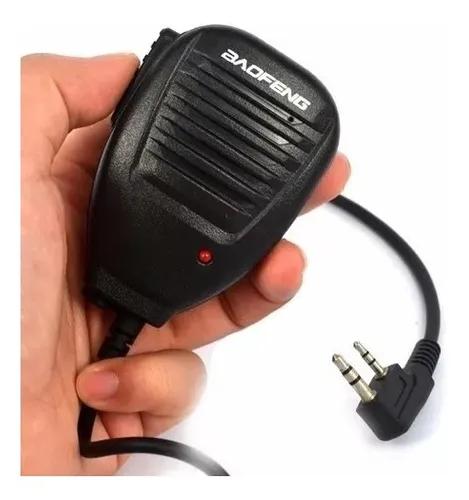 Microfone Mini Ptt Para Ht Radio Baofeng 5r 6r Original Ptt