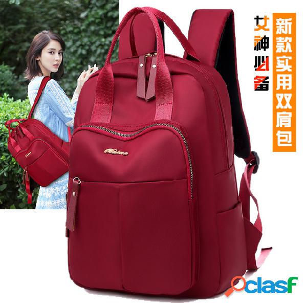 Mochila Feminina Nova Moda Selvagem Grande Capacidade Saco