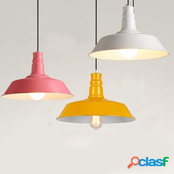 Modern Industrial Metal Estilo Pingente de Teto Luz Lâmpada