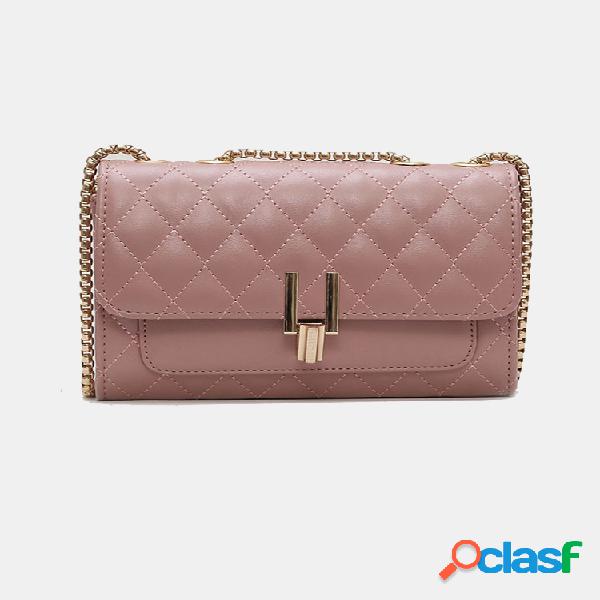Mulheres Manta Cadeia Crossbody Mini Bolsa Designer