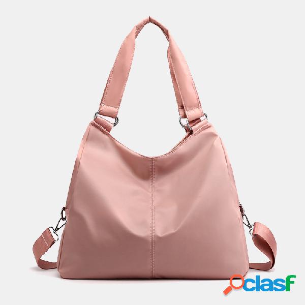 Mulheres Nylon Multi-slot Resistente à água Crossbody Bags