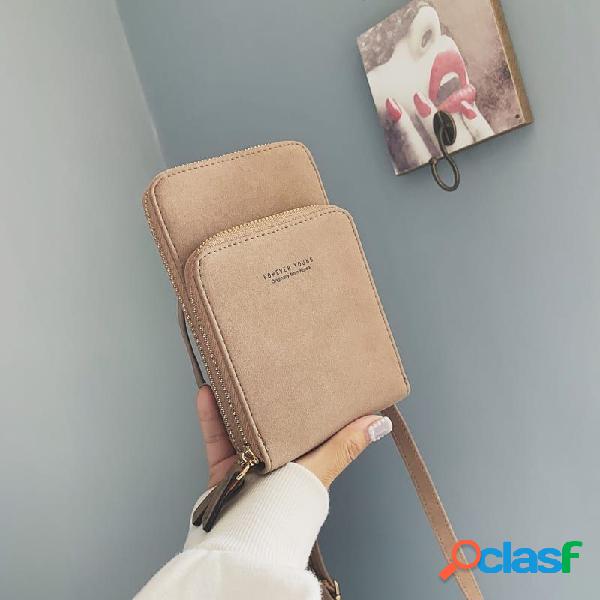 Mulheres Ombro Bolsa Celular Bolsa Chave Caso Coin Purse