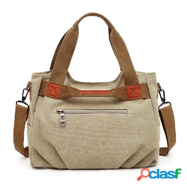 Mulheres casual grande capacidade bolsa ombro Bolsa