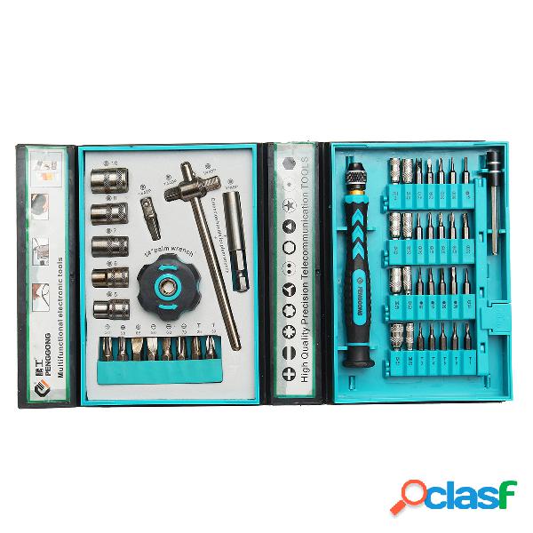 Penggong 8151b 47 pcs ferramentas chave de fenda kit de