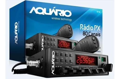 Radio Px Amador Aquario 80 Canais Am/fm - Anatel - Rp80