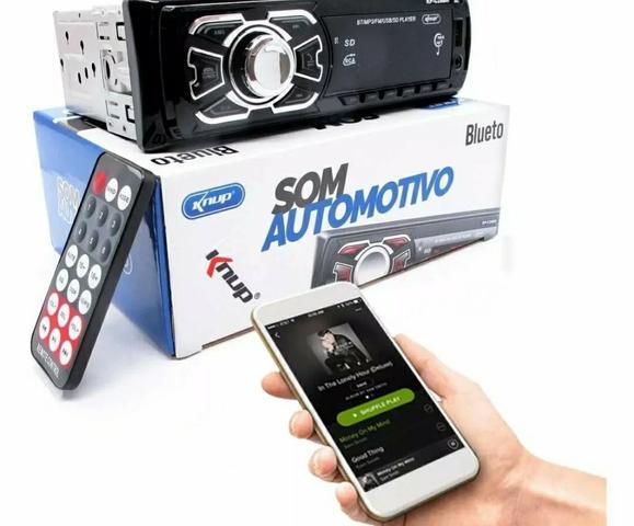 Som automotivo bluetooth knup