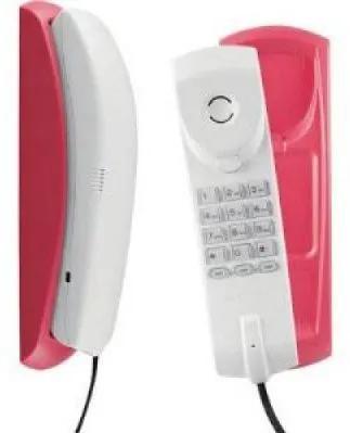 Telefone Com Fio Tc 20 Cinza Artico/rosa - Intelbras