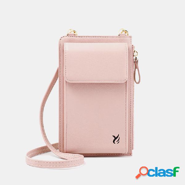 Telefone da aleta das mulheres Bolsa Crossbody Bolsa