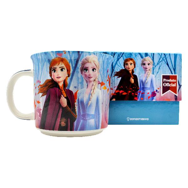 caneca 350ml elsa anna frozen disney oficial