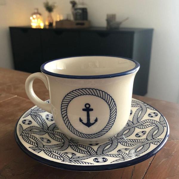 caneca ancora navy