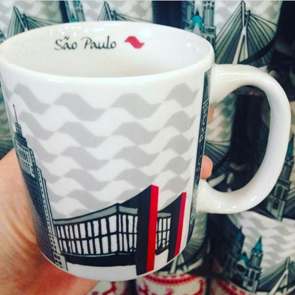 caneca de porcelana cidade histórica de são paulo 100ml