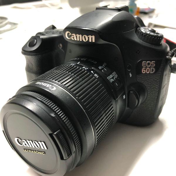 câmera canon 60d usada kit completo
