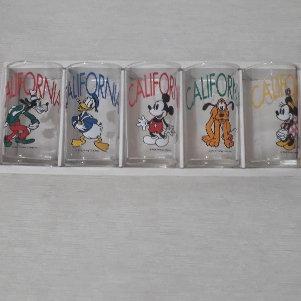 copos de vidro originais Disney