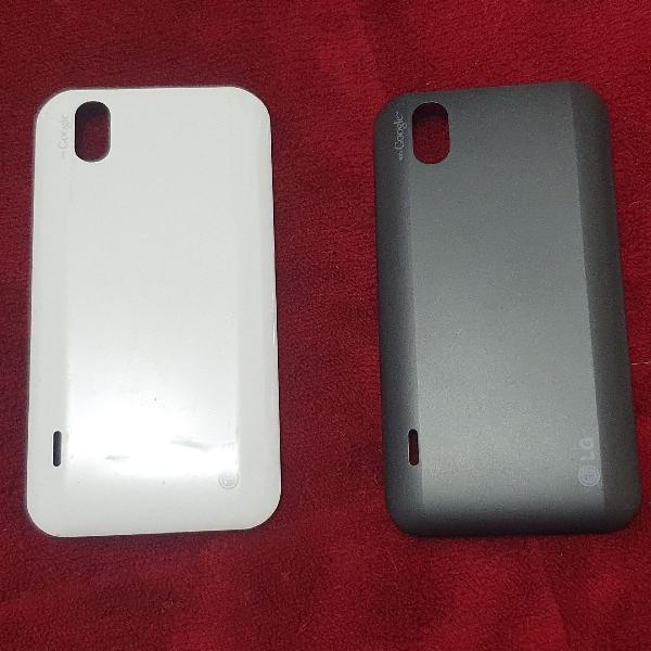 dupla de capinha celular LG optimus Black original