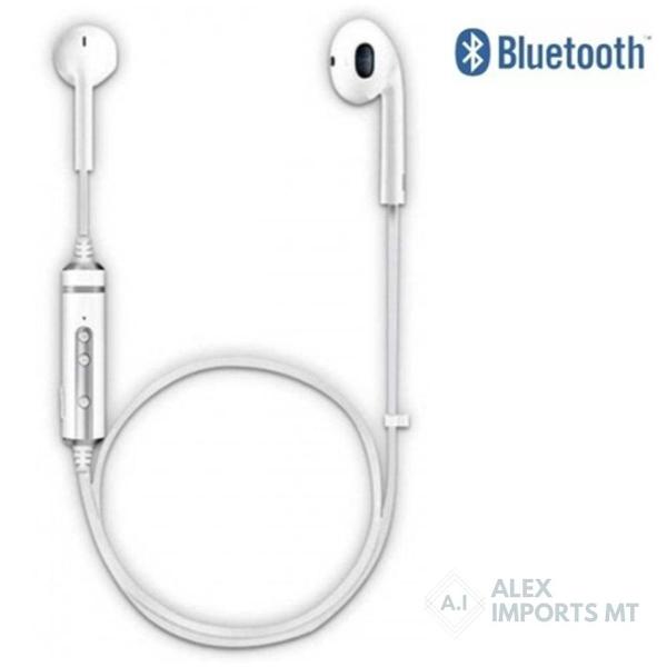 fone ouvido bluetooth branco com microfone hardline jwcom