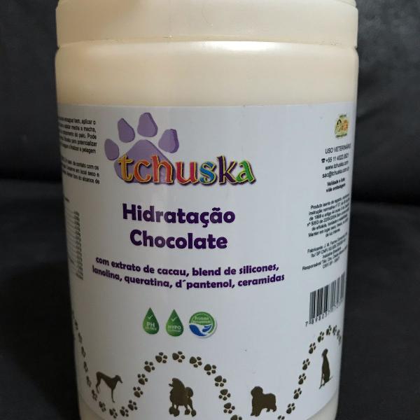 hidratação de chocolate para cachorros da tchuska usado