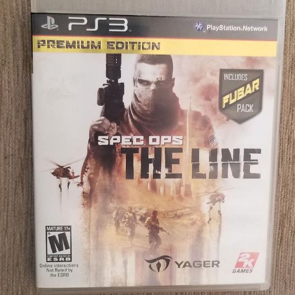 jogo ps3 spec ops THE LINE