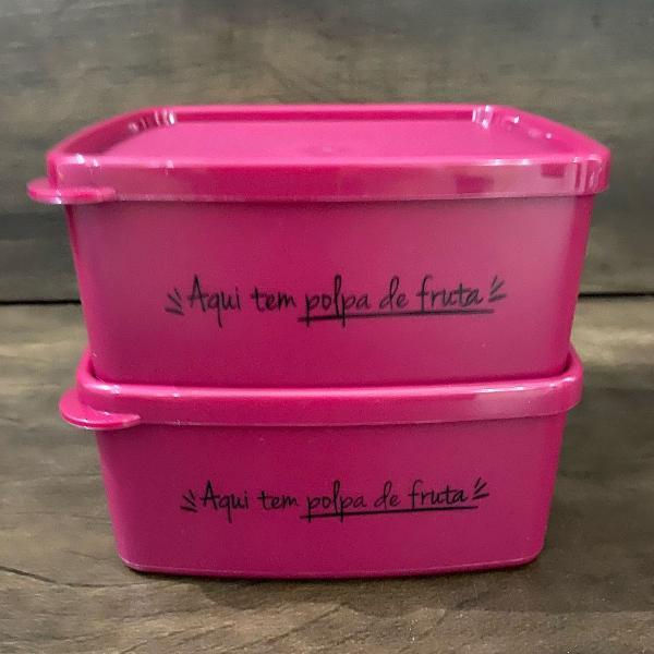 kit 2 jeitoso polpa de fruta 400ml tupperware