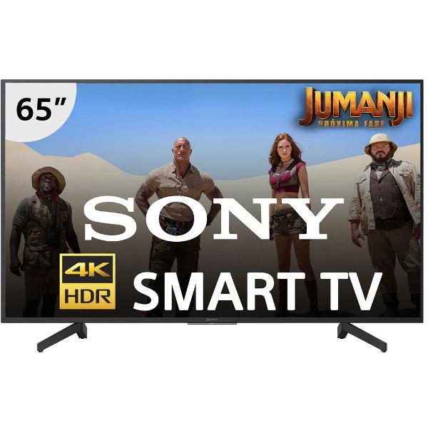 smart tv led 65" sony kd-65x705g ultra hd 4k com conversor