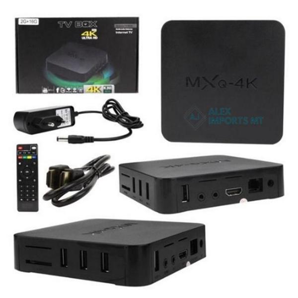 tv box smart tv mxq- quad core 4k android 8.1 global time -