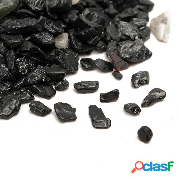 100g DIY Crystal Natural Black Turmalina Crystal Rough Stone