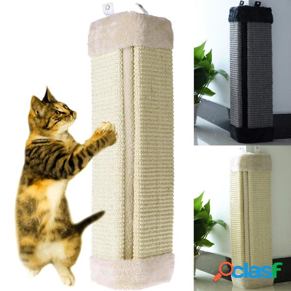 19 "Cat Wall Corner Scratching Board Mat Post Tree Sisal Pet