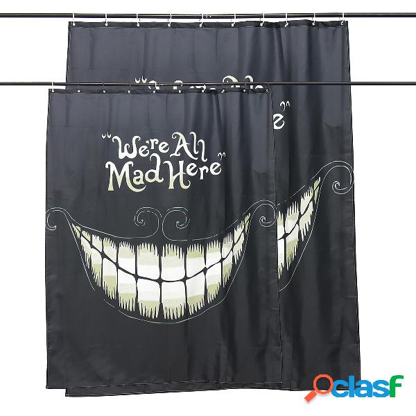 2 Tamanhos Impermeável Sorriso Decoração De Banheiro De